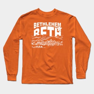 Bethlehem Beth White Long Sleeve T-Shirt